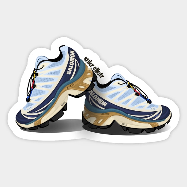 XT-6 ADVANCED - QUARRY/ BLEACHED SAND/ CUMIN Sticker by snkr_id